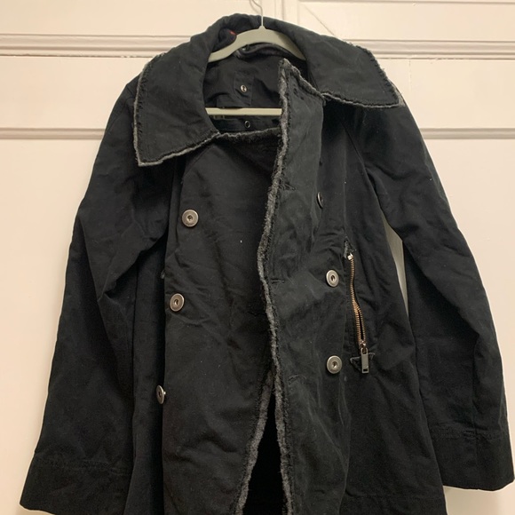 Black Diesel Canvas Coat - Picture 6 of 7